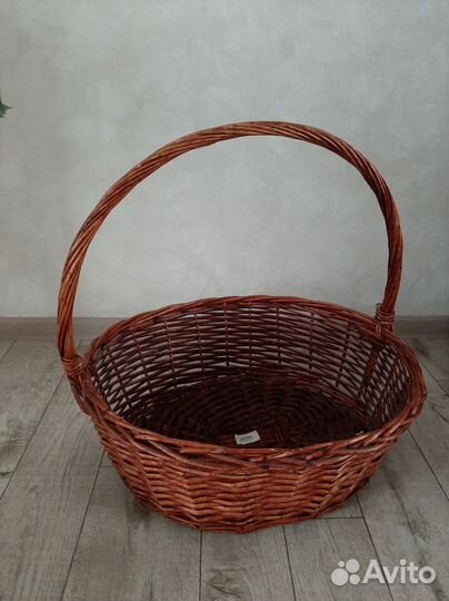 Корзина плетеная большая