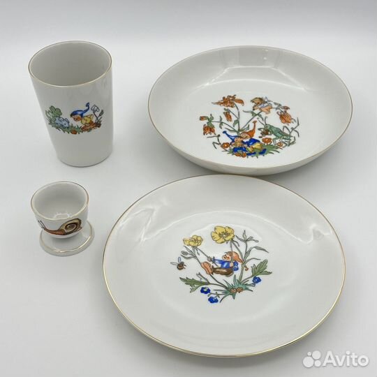 Набор детской посуды для завтрака 