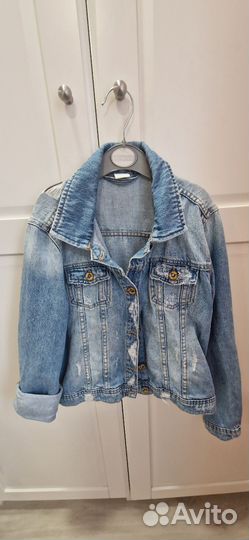 Джинсовая куртка для девочки Next р.140