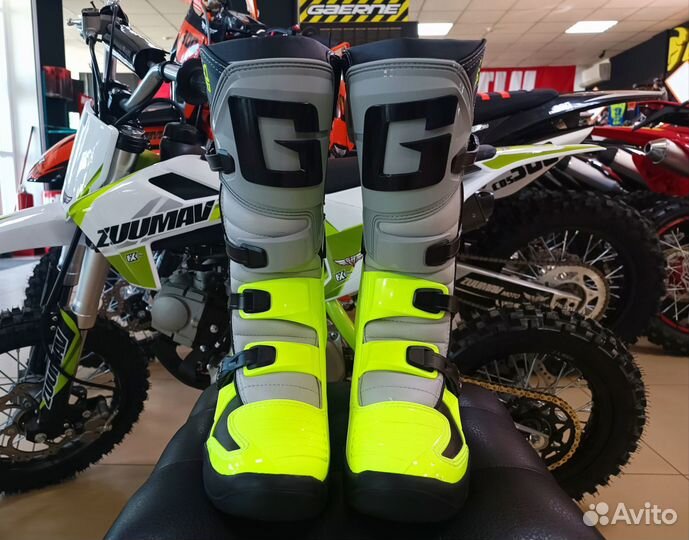 Мотоботы gaerne GX-1 EVO Черный/Желтый/Серый