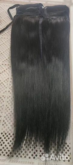 Шиньон из натуральных волос