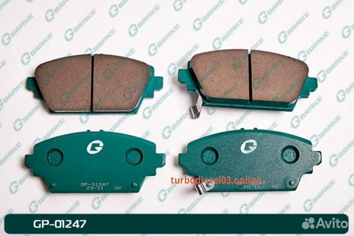 Колодки G-brake GP-01247 GP01247 G-brake