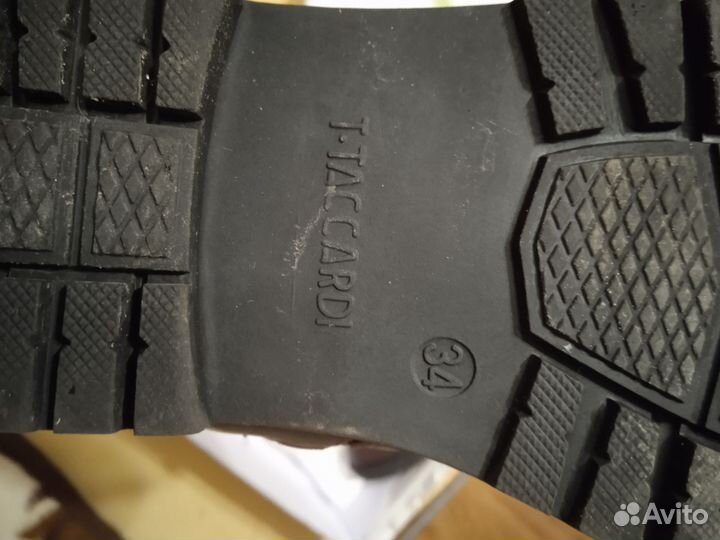 Сапоги осенне-зимние для девочки, 34 размер