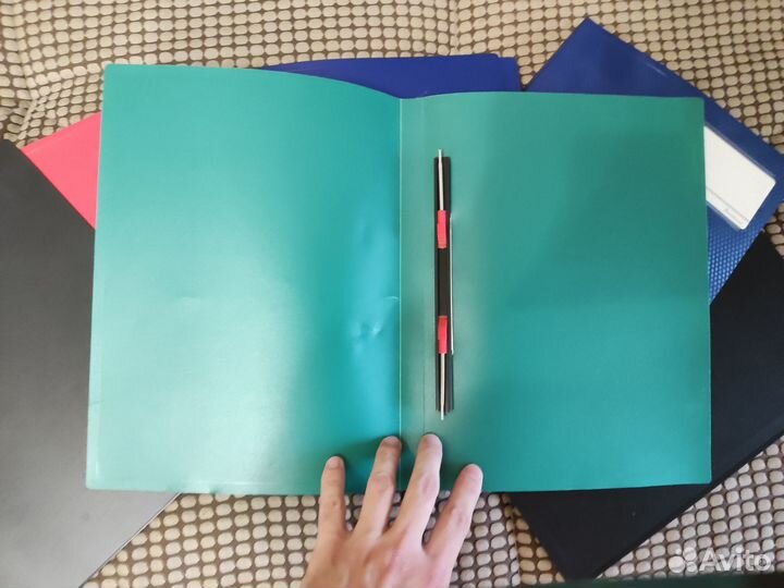 Папка скоросшиватель, папка с зажимом