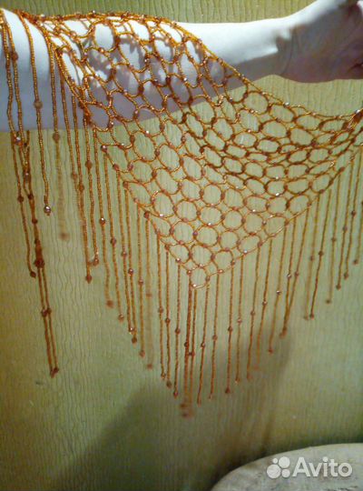 Пояс для занятия восточным танцами из бисера