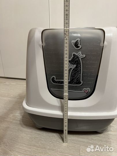 Кошачий туалет домик