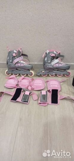 Роликовые коньки детские раздвижные