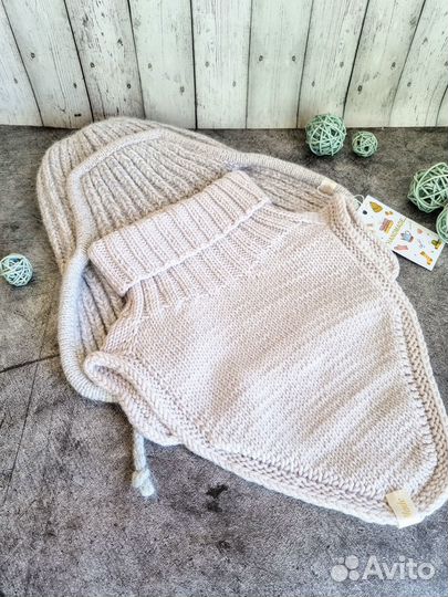 Шапка ушанка и снуд