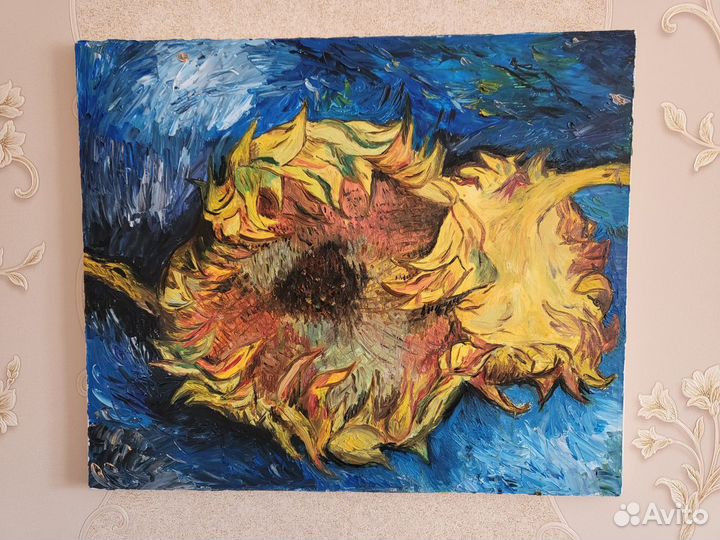 Картина Подсолнухи Ван Гог