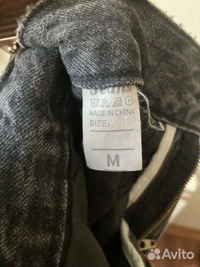 Джинсовая длинная юбка, размер М