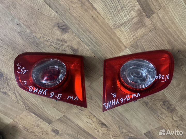 Фонари в крышку багажника Vw Passat B6 ун