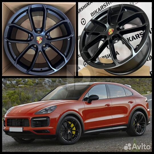 Зимние колеса в сборе R21 porsche cayenne 3/coupe