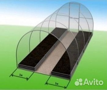 Теплицы в наличии (каркас + поликарбонат)