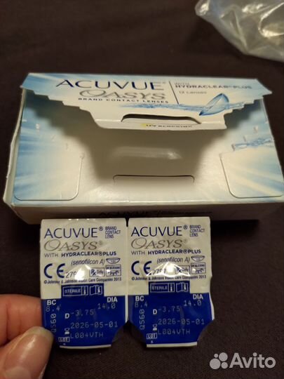 Линзы контактные acuvue oasys