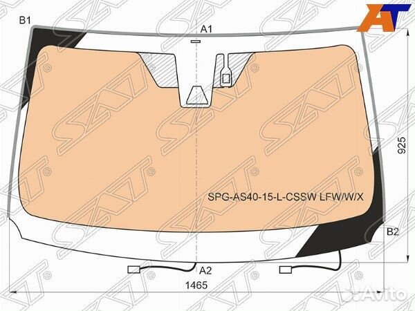 Стекло лобовое toyota RAV4