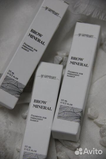 Пигмент для татуажа Brown Mineral black brown AS