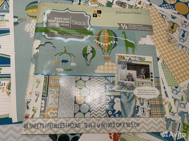 Набор американской бумаги карточки скрапбукинг