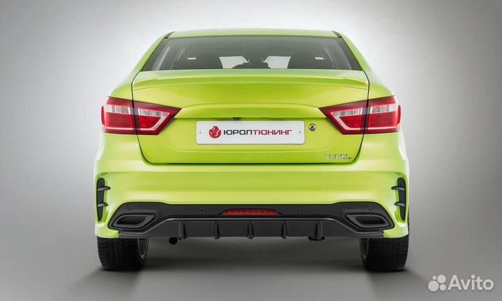 Бампер задний Юрол quasar на Лада Веста