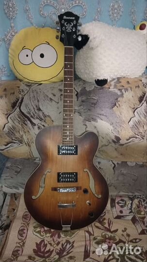 Полуакустическая гитара ibanez artcore AF55-TF
