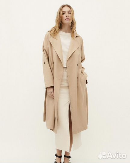 Тренч Stradivarius S