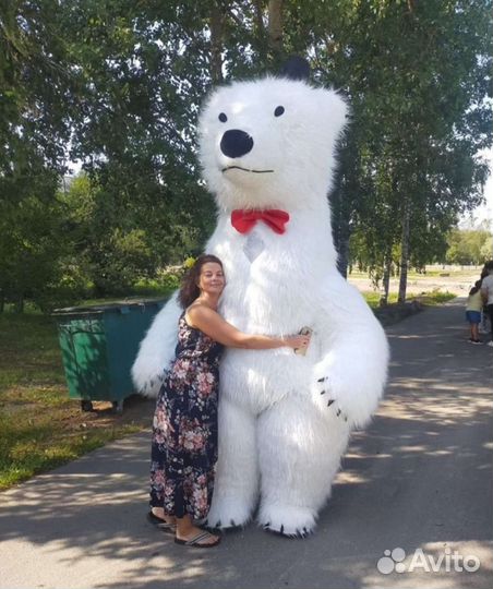 Белый Мишка Аренда Белого Медведя,костюм на прокат