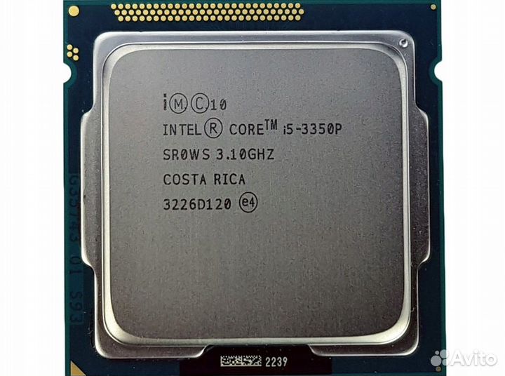Новая матплата intel B75 сокет 1155 Core i5-3350p