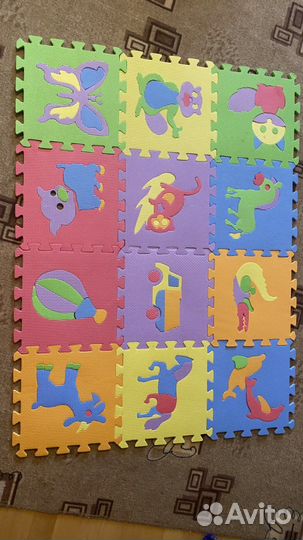 Детский коврик пазл