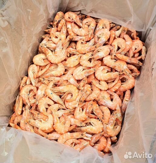 Креветка мороженая 80-100