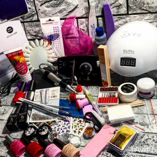 Люксовый набор для шеллака/гель лака»Всё в одном»