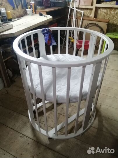 Детская кроватка круглая бу