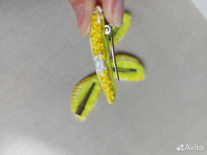 Заколка для волос ручной работы