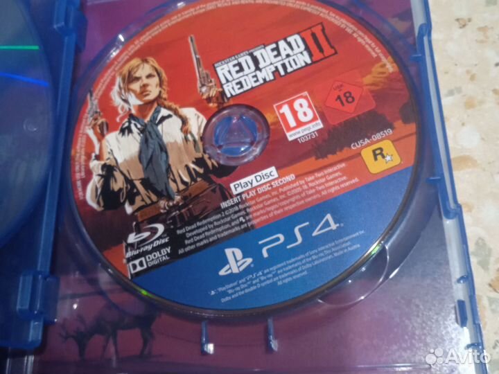 Red dead redemption 2 ps4 диск