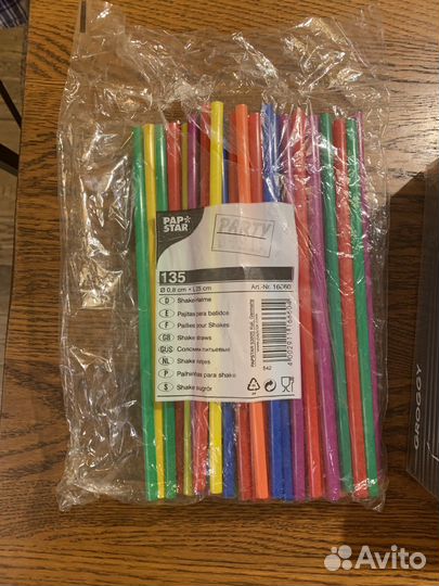 Трубочки для коктейлей Икеа пакетом