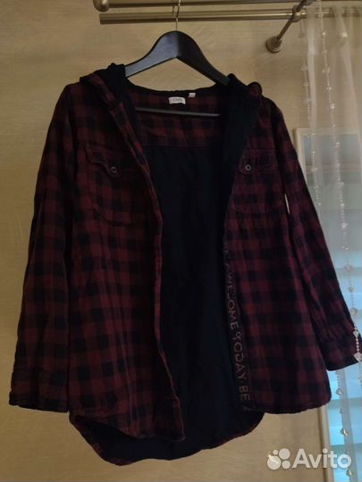 Рубашка в клетку для девочки