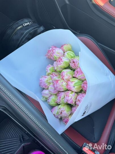 Букет тюльпанов 27 шт