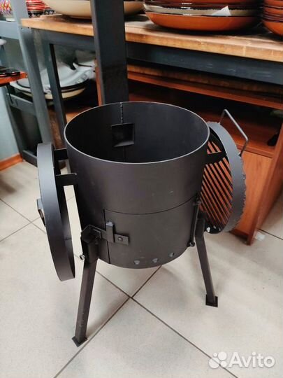 Решетка гриль и крышка к печам под казан