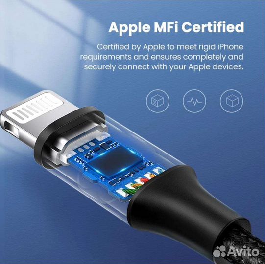 Оригинальный Lightning Ugreen на 3,5 мм Aux