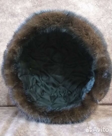 Норковая шапка мужская