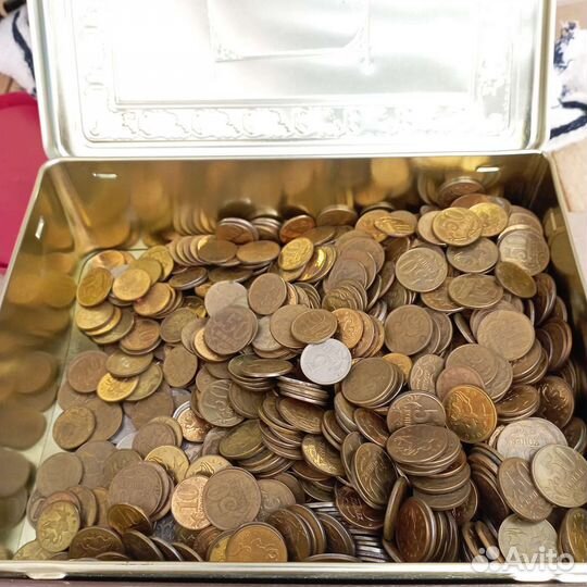 Монеты 1,5,10,50 копеек. Россия