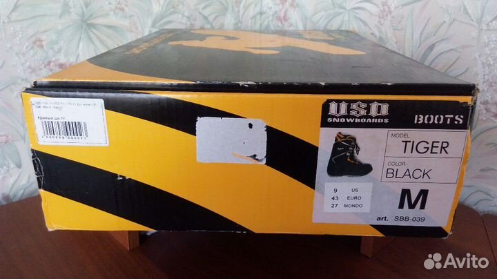 Сноубордические ботинки. Размер 43/27