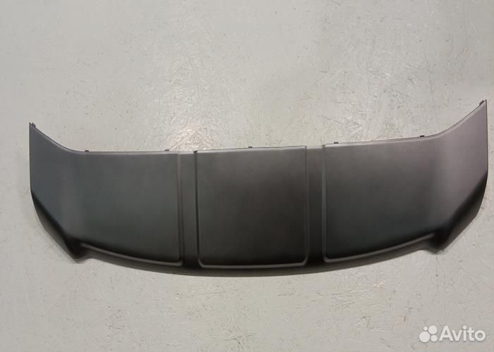 Накладка переднего бампера (серебристая) Geely Atl