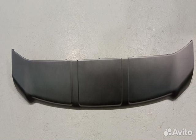 Накладка переднего бампера (серебристая) Geely Atl