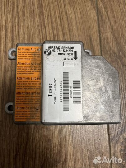 Блок управления airbag bmw 5 e39