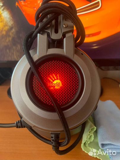 Игровые проводные наушники Bloody J527