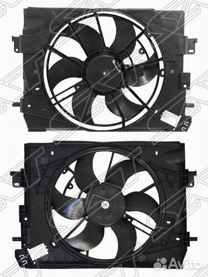 Диффузор радиатора renault logan NEW kaptur duster