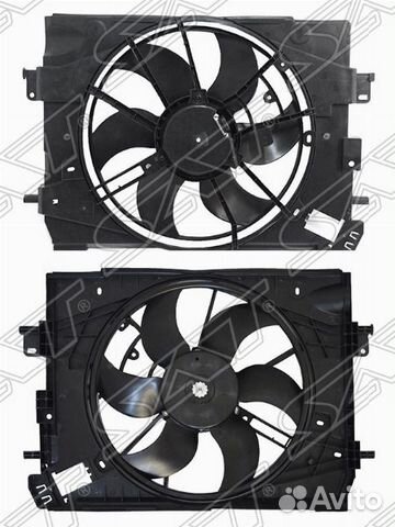 Диффузор радиатора renault logan NEW kaptur duster