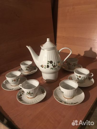 Кофейный сервиз фарфор