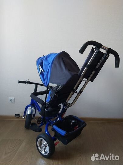 Велосипед детский (трехколесный) с ручкой