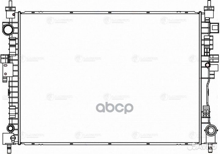 Радиатор haval jolion (21) 1.5T LRC 3027 luzar