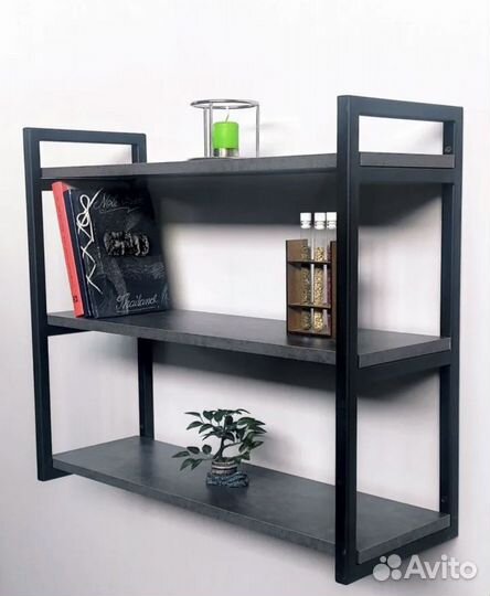 Полка настенная в стиле лофт